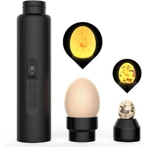 Egg Tester Light, Chicken Egg Monitoring Tester LED Incubator Light Candling Lamp Inspection US Plug 100-240V