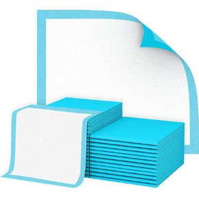 25pc 36" x 36" Extra Large Bed Pads Disposable Adult Absorbent Bed Pads, Medical Hospital Underpads Bed Incontinence Pads Thick Waterproof Protection for Kids, Adults, Elderly Liquid, Urine, Accidents