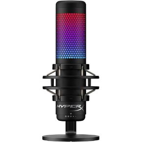 HyperX QuadCast S RGB USB Condenser Gaming Microphone for PC PS4 & Mac (Renewed)