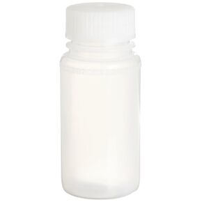 SP Bel-Art Precisionware Wide-Mouth 125ml (4 oz) Low-Density Polyethylene Bottles; Polypropylene Cap, 38mm Closure (F10626-0005), Transculent, Pack of 12