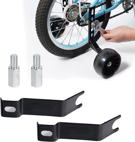 موسعات محور PRUNUS لعجلات التدريب، ومسامير لتمديد المثبتات على عجلات 12 14 16 18 20 بوصة ودراجات الأطفال والدراجات الجبلية، ومسامير تمديد 3/8"-24 خيط إمبراطوري in Kuwait