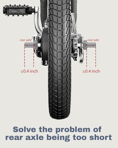 موسعات محور PRUNUS لعجلات التدريب، ومسامير لتمديد المثبتات على عجلات 12 14 16 18 20 بوصة ودراجات الأطفال والدراجات الجبلية، ومسامير تمديد 3/8"-24 خيط إمبراطوري in Kuwait