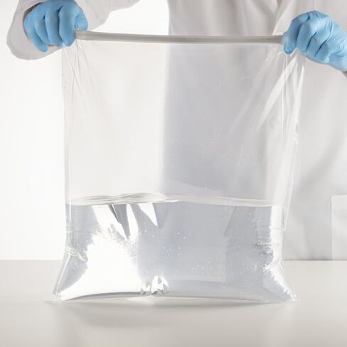 Sterile lab sample bags small – Sealable, Leakproof and Airtight Validated by Quality Control, Twirl'em BPL4575, Specimen containers laboratory supplies, Clear, 15oz, 450ml, 4.5"x7.5", 500/box in Saudi Arabia