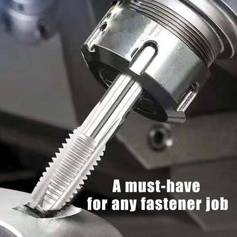 مجموعة صنبور مترية QETLIVLA M18 x 1.5 مم، صنبور ماكينة فولاذي عالي السرعة M18 x 1.5 مم، صنبور خيط HSS وخيط مستدير يموت اليد اليمنى (قطعتان)، SZ-M18*1.5 in Kuwait