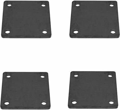 Base Plate Square Corner 8" X 8" X 3/8" - 2 pack in Saudi Arabia