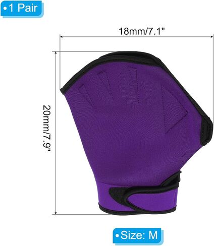 PATIKIL Webbed Swimming Gloves Swim Gloves Aquatic Fitness in Saudi Arabia