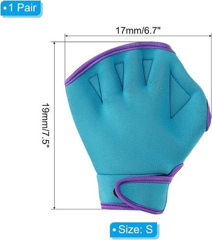 PATIKIL Webbed Swimming Gloves Swim Gloves Aquatic Fitness in Saudi Arabia