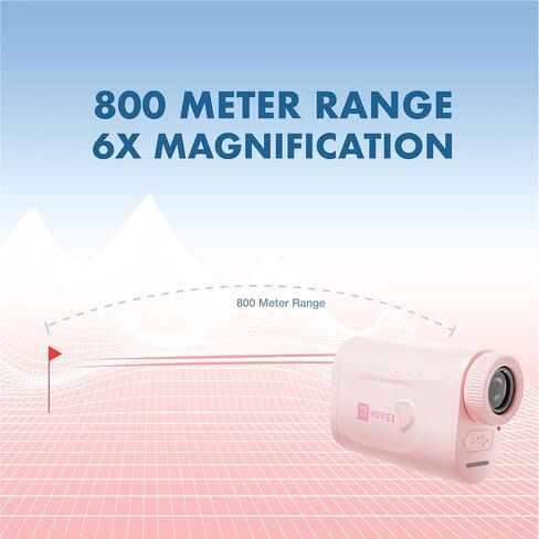 Golf Rangefinder with Slope, VOVEX Vista, 880 Yards Laser Range Finder for Golfing, 6X Magnification, Fast Flag Locking Vibration, Rechargeable with Magnet Stripe in Saudi Arabia