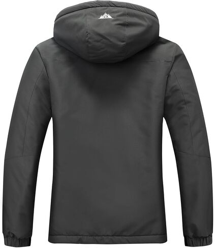 MOERDENG Women's Ski Jacket Waterproof Winter Coat Hooded Snowboarding Jacket Warm Winter Jacket in Kuwait