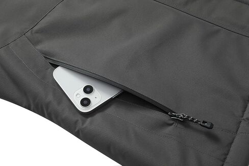 MOERDENG Women's Ski Jacket Waterproof Winter Coat Hooded Snowboarding Jacket Warm Winter Jacket in Kuwait