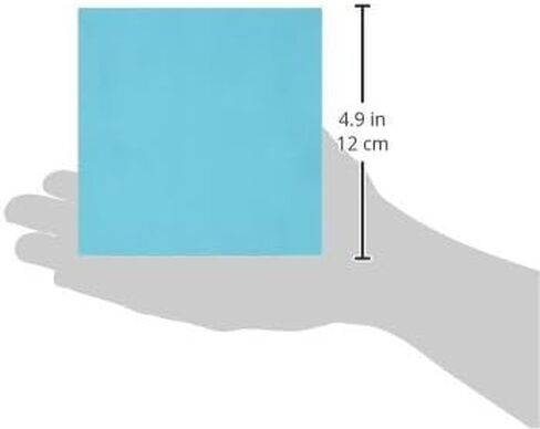 Crosstex 19101 Dental Dam, Latex, Unflavored, Heavy Gauge, 5" x 5" Size, Blue (Pack of 52) in Kuwait