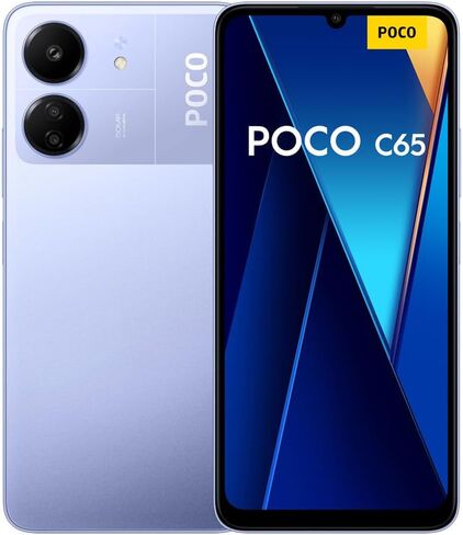 Poco C65 4G LTE GSM (256 جيجابايت + 8 جيجابايت) كاميرا ثلاثية 50 ميجابكسل 6.74 بوصة ثماني النواة (Tmobile Mint Tello Global) عالمي مفتوح + (مع شاحن سيارة سريع 33 وات) (ذاكرة ROM عالمية زرقاء) in Kuwait