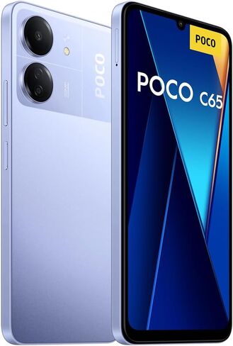 Poco C65 4G LTE GSM (256 جيجابايت + 8 جيجابايت) كاميرا ثلاثية 50 ميجابكسل 6.74 بوصة ثماني النواة (Tmobile Mint Tello Global) عالمي مفتوح + (مع شاحن سيارة سريع 33 وات) (ذاكرة ROM عالمية زرقاء) in Kuwait