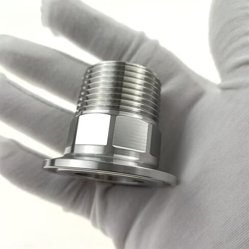 SS304 الفولاذ المقاوم للصدأ 1.5 "ثلاثي المشبك إلى 1" NPT ذكر الخيوط محول تركيب الأنبوب الصحي in Kuwait