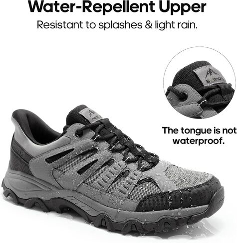 NORTIV 8 Men's Slip on Hiking Shoes Lightweight Trekking Camping Walking Outdoor Shoes in Saudi Arabia