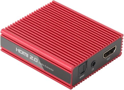 مستخرج صوت HDMI مع ARC، محول فيديو HDMI 4K 60 هرتز مع SPDIF وإخراج 3.5 مم، مستخرج الصوت البصري يدعم HDMI 2.0، 18 جيجابت في الثانية، HDCP 2.2، Dolby Digital/DTS Passthrough CEC، HDR10 in Kuwait
