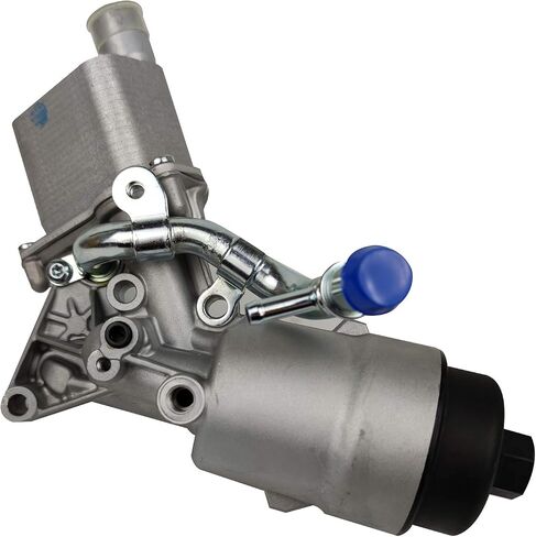 MITZONE Upgrade Engine Oil Cooler Filter Housing Assembly Compatible with 2009-2020 Chevy Cruze Aveo Sonic Trax Malibu Pontiac G3 Saturn Astra 1.6L 1.8L Replace 25199751 in Saudi Arabia