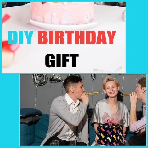 Happy Birthday Money Box for Cash - Surprise Money Box Gift Pull Gift Set Included 100Pcs Transparent Bags, Fun Birthday Gift for Freinds, Game Lover Birthday Gifts for Women Men in Kuwait