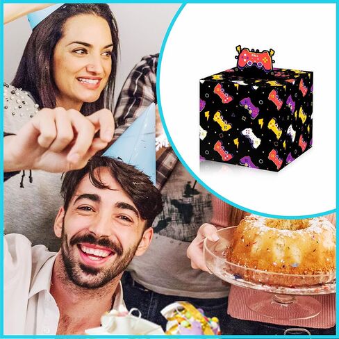 Happy Birthday Money Box for Cash - Surprise Money Box Gift Pull Gift Set Included 100Pcs Transparent Bags, Fun Birthday Gift for Freinds, Game Lover Birthday Gifts for Women Men in Kuwait