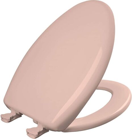Bemis 200SLOWT 373 Toilet Seat will Slow Close, Never Loosen and Easily Remove, ROUND, Plastic, Loganberry in Kuwait