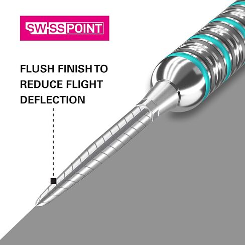 نقاط رمي السهام من TARGET Swiss Point Storm، كوارتز (مجموعة من 3 رؤوس) 26 مم/30 مم/35 مم - ذهبي/فضي/أسود | تغيير نقاط السهام، ونقاط العاصفة السويسرية، وإكسسوارات السهام الاحترافية in Kuwait