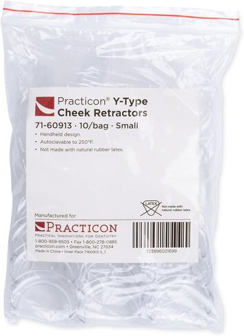 Practicon Y-Type Cheek Retractors, Small, Pack of 10 in Kuwait