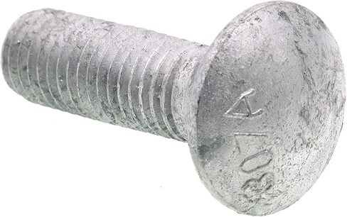 Prime-Line 9065053 Carriage Bolts, 5/8 In.-11 X 2 In., A307 Grade A Hot Dip Galvanized (5 Pack) in Saudi Arabia