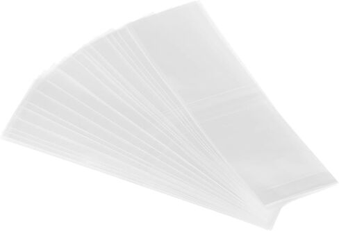 PATIKIL 66x25mm PVC Perforated Shrink Bands, 500Pcs Heat Shrink Wrap for Bottles, Jars, Cans and Tins Fits Cap Diameter 1.22to1.5", Clear in Saudi Arabia