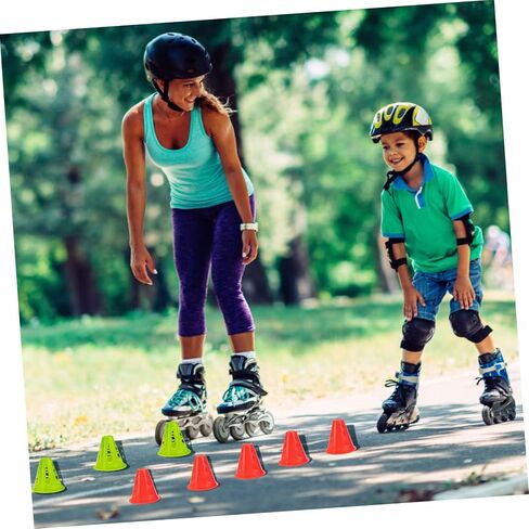 NOLITOY 25pcs Roller Barricades Mini Skates Pe in Saudi Arabia