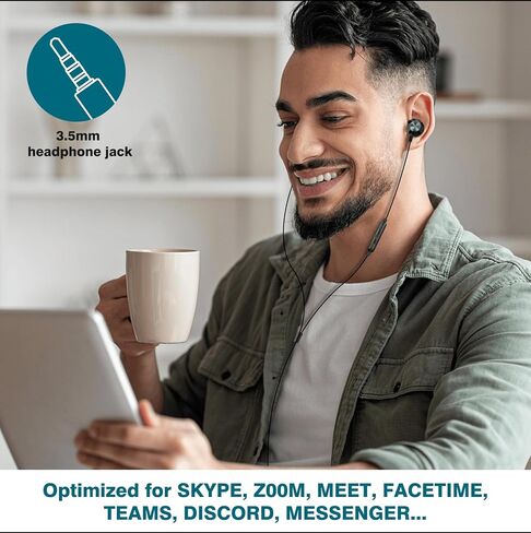 سماعات رأس USB C مع ميكروفون لجهاز iPad Air 2024 وSamsung S24 Ultra S23 S22 A55 A35 iPhone 15 Pro Max، سماعات أذن سلكية USB من النوع C داخل الأذن لجهاز OnePlus Open 12 11 9 Galaxy Z Fold 5 Google Pixel 8 Pro 7 6 in Kuwait