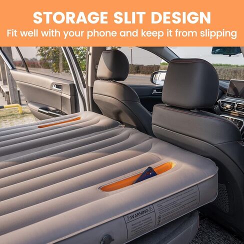 HEYTRIP Widen SUV Air Mattress for Car Camping, Inflatable 6 Inch Thickened SUV Mattress Camping Bed, Adjustable Firmness Car Air Mattress Fit Midsize SUVs - Durability Oxford (74 x 51 x 6 Inch) in Saudi Arabia