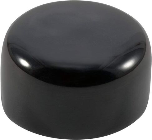 Caplugs VC-750-8 VC Series – Plastic Round Cap 500 Pack, Black Vinyl, 0.75" W x 0.5" L Protective Closures, Thread Protectors, Dust and Moisture Seals, Masking, Plating, Color Coding (99190182) in Saudi Arabia