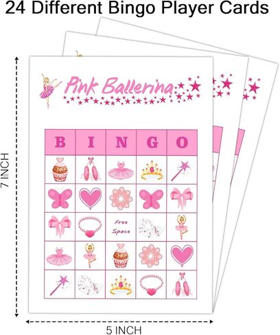Wedding Party Bingo Game Cards(24 Players), Bridal Shower Bingo Card for Family Friend Adult, Large Group Holiday Engagement Party Activity Favor Decoration Supplies -001 in Kuwait