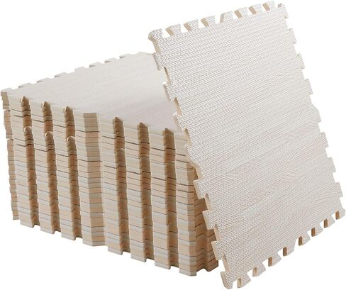 Wisfor المتشابكة رغوة الأرضيات البلاط 23.6 × 23.6 بوصة لغز ممارسة الحصير لوسائد للتدريبات الحصير رغوة الأرضيات الواقية (12 حزم) in Kuwait