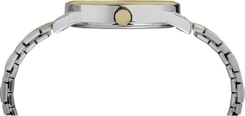 Timex Men's Easy Reader 35mm Watch - Silver-Tone Expansion Band White Dial Silver-Tone Case in Saudi Arabia