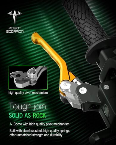 أذرع قابض فرامل الدراجة الترابية باللون الأزرق للطرق الوعرة/الترابية من POISON SCORPION متوافقة مع YZ125 YZ250 15-22 | YZ250F YZ426F YZ450F 09-22 | YZ250FX 20-22 | YZ450FX 19-22 | YZ125X 17-22 | YZ250X 16-22 in Kuwait