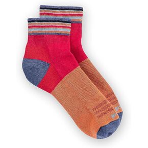 Pistil Women's Kaiya Quarter Sock, Grey, Medium