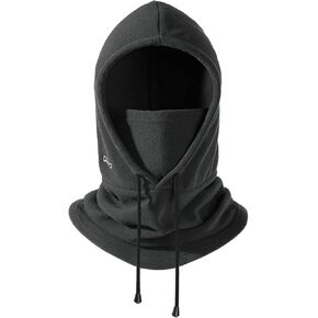 OZERO Balaclava Face Mask: Winter Polar Fleece Hood Ski Mask for Men Women, Convertible Balaclava Face Cover Hat Cap Scarf
