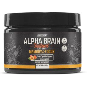 Onnit Alpha Brain Instant Peach Tub