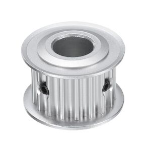 uxcell 5M-18T-1/2B Timing Belt Pulley 1/2" Bore, 18 Teeth Aluminum Alloy Synchronous Wheel, Pitch 5mm Tooth for 15mm Width Belt