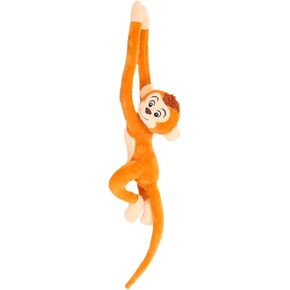 Long Arm Hanging Monkey Stuffed Animals,Curtain Monkey Plush Toy Birthday Xmas Gift for Kids (24Inch)