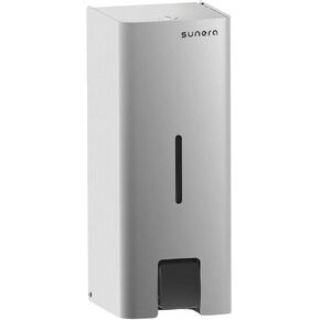 Commercial Liquid Soap Dispenser 304 Stainless Steel Hand Sanitizer Dispenser Wall Mount Soap Dispenser Kitchen Bathroom Industrial Manual Push Hand Sanitizer Dispenser 1000ml Refill
