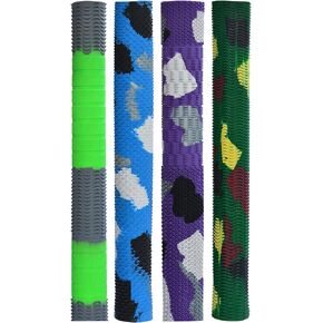 مقابض مضرب الكريكيت - بطانة مطاطية متينة لتعزيز الأداء - بطانة إضافية ناعمة الملمس وامتصاص ممتاز للصدمات لتحسين الراحة - نرد أحمر - عبوة من 4 قطع in Kuwait