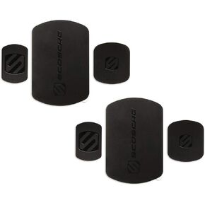 Scosche MPLT54T-4PKBP0 MagicMount Replacement Plate Kit for Magnetic Car Phone Mount Holder, Metal Plates w/Extra Strength Hold for Smartphone, Tablet, Magnet Cell Phone Stand & Phone Case, Pack of 4 in Kuwait