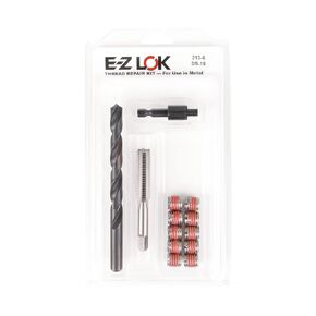 E-Z LOK Metal Thread Repair Kit Tool and Stainless Steel Threaded Inserts Thin Wall 3/8-16 x 1/2-20