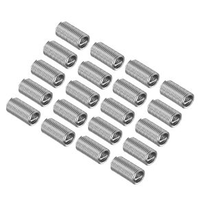 Wire Thread Inserts, M10x1.5 3D 30mm Length, 304 Stainless Steel Wire Screw Sleeve Insert Helical Type Coiled - (Applications: for Automotive Repairs), 20pieces