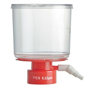 Diamond PureFlow Bottle Top Filter, 500mL, PES Membrane, 0.22μm Porosity, STERILE, Individually Wrapped, 24/Case