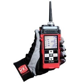 GX-2012, 72-0290-22-B, 4 sensor, LEL / O2 / H2S / CO Alkaline and Li-Ion battery pack with 100-240 VAC Charger by RKI Instruments