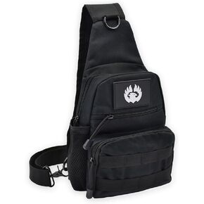 حقيبة ظهر TORCH Crossbody للصدر رياضية خارجية تكتيكية MOLLE حقيبة كتف بحمالة كتف للسفر لحمل كل يوم V2 Desert
