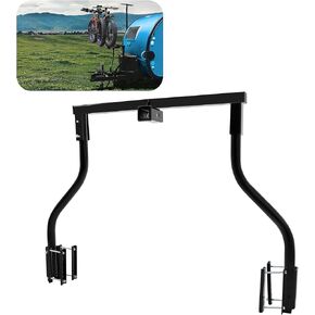 KUAFU Trailer Tongue Bike Bunk Compatible with Most A Frame Trailers Steel Powder Coated 100LBS Capacity